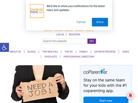 'divorcedmoms.com' screenshot