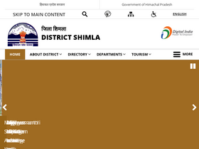 'hpshimla.nic.in' screenshot