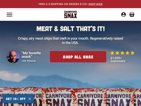 'carnivoresnax.com' screenshot