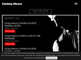 'christymoore.com' screenshot