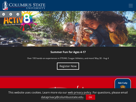 'columbusstate.edu' screenshot