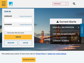 'pge.com' screenshot