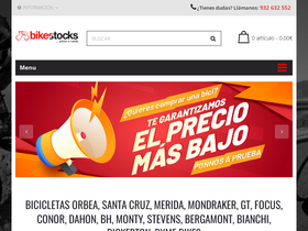 'bikestocks.es' screenshot