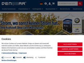 'denqbar.com' screenshot