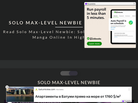 'solomaxlevelnewbie.online' screenshot