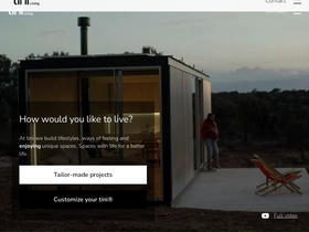 'tiniliving.com' screenshot