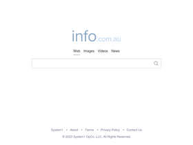 'info.com.au' screenshot