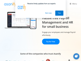 'asanify.com' screenshot