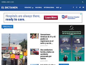 'eldictamen.mx' screenshot