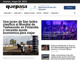 'quepasaweb.com.ar' screenshot