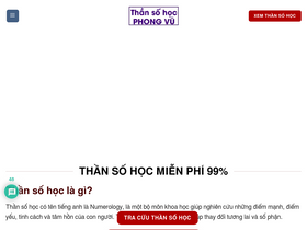 'thansohocpitago.info' screenshot