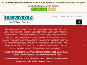 'inwoodbank.com' screenshot