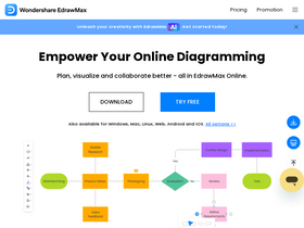 'edrawmax.com' screenshot