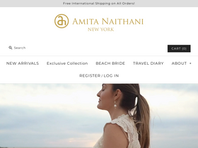 amitanaithani.com homepage screenshot