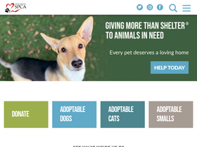 'sspca.org' screenshot