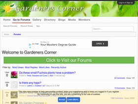 'gardenerscorner.co.uk' screenshot
