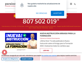 'parainmigrantes.info' screenshot