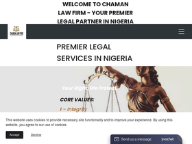 'chamanlawfirm.com' screenshot