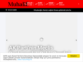 'muhalif.com.tr' screenshot