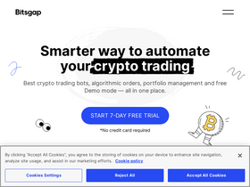 'bitsgap.com' screenshot