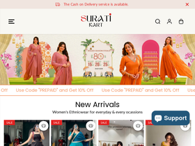 Suratikart homepage screenshot