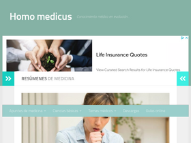 'homomedicus.com' screenshot