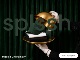 Splssh homepage screenshot