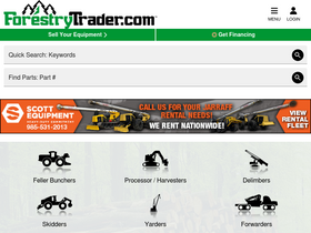 'forestrytrader.com' screenshot