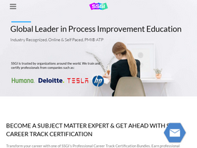 '6sigmacertificationonline.com' screenshot