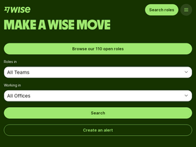 'wise.jobs' screenshot
