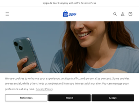 jeffsfavoritepicks.com homepage screenshot