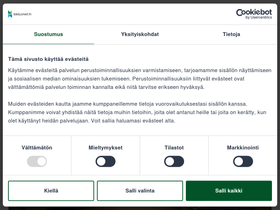 'eraluvat.fi' screenshot