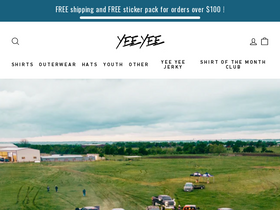 'yeeyee.com' screenshot