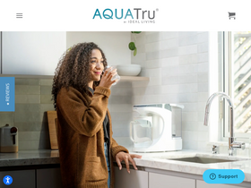 'aquatruwater.com' screenshot