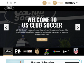'usclubsoccer.org' screenshot