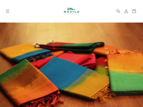 navilusilks.com homepage screenshot