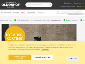 'kookwinkel.nl' screenshot