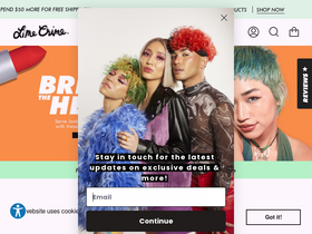 'limecrime.com' screenshot