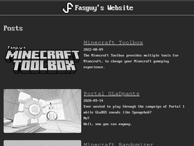 'fasguy.net' screenshot