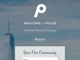 'pulsd.com' screenshot