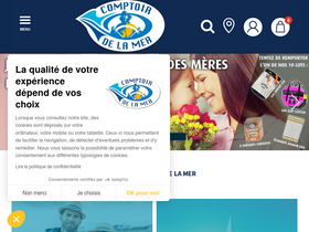 'comptoirdelamer.fr' screenshot