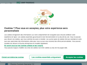 'bnpparibasfortis.be' screenshot