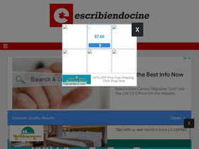 'escribiendocine.com' screenshot