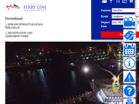 'langkawiferryline.com' screenshot