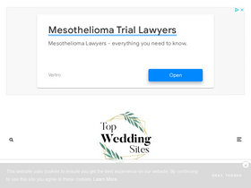 'topweddingsites.com' screenshot