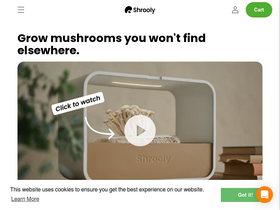 'shrooly.com' screenshot
