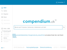 'compendium.ch' screenshot
