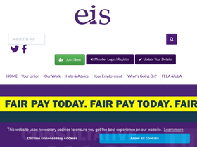 'eis.org.uk' screenshot