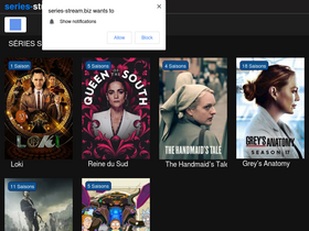 'series-stream.biz' screenshot