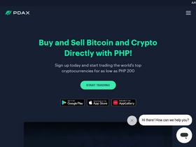 'pdax.ph' screenshot